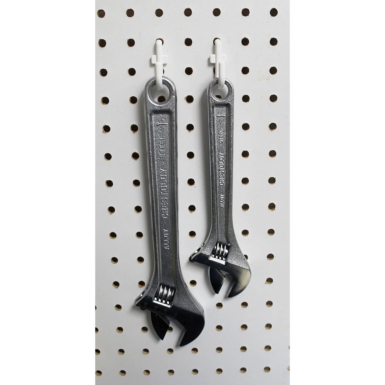 Ganchos de Plástico J No Bloqueables JSP 50 Unidades Blanco