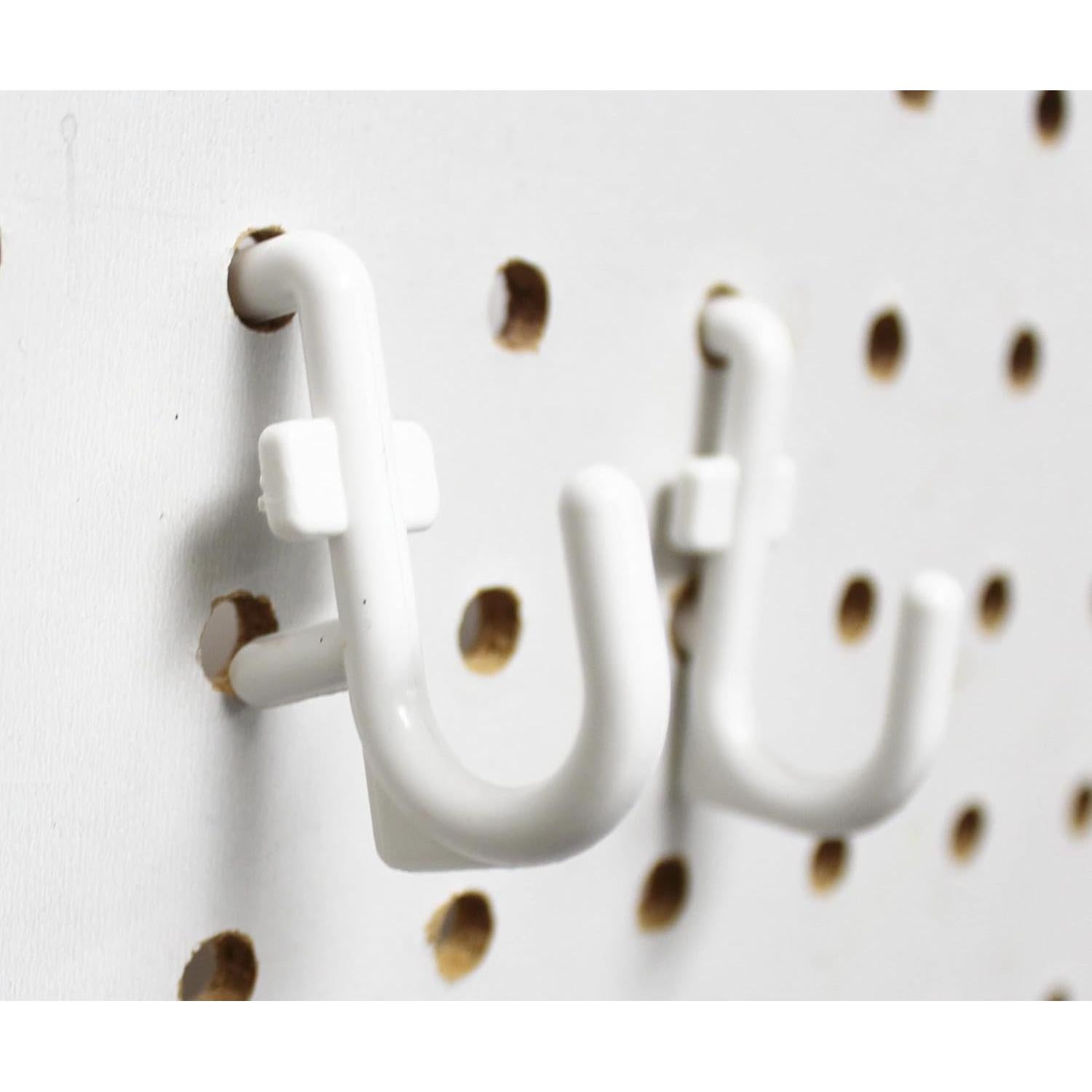 Ganchos de Plástico J No Bloqueables JSP 50 Unidades Blanco