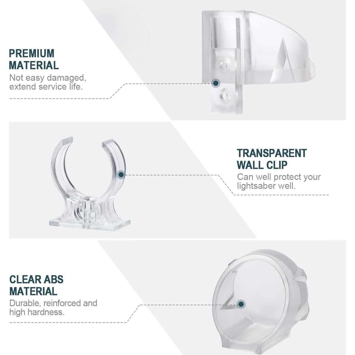 Soporte de Pared para Sable de Luz Lenink K3463 Transparente