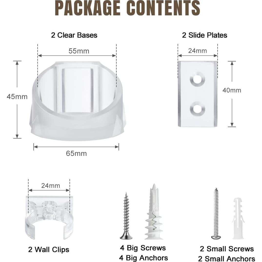 Soporte de Pared para Sable de Luz Lenink K3463 Transparente