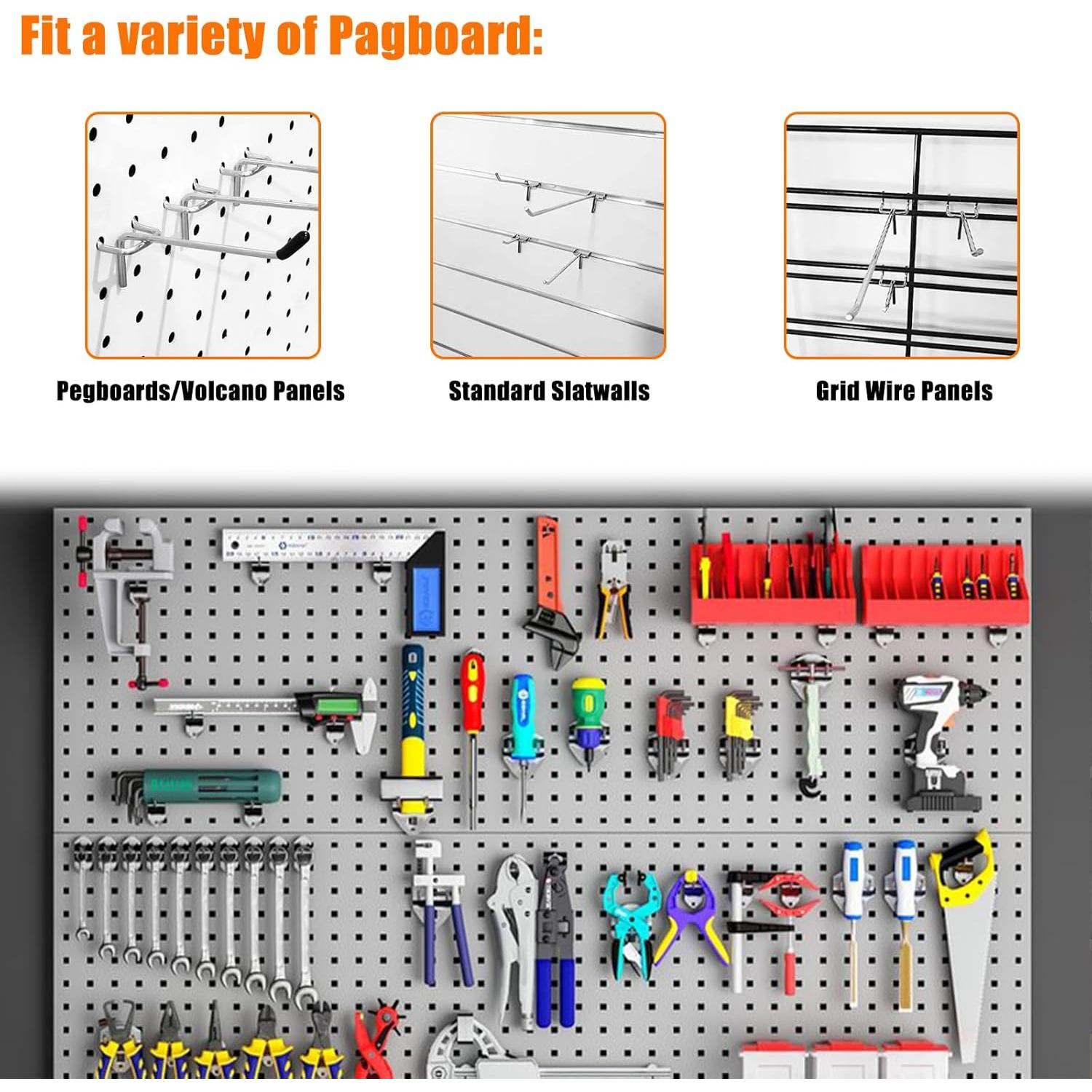 Ganchos para Panel Perforado Scartink 20.32 cm - Kit de 16