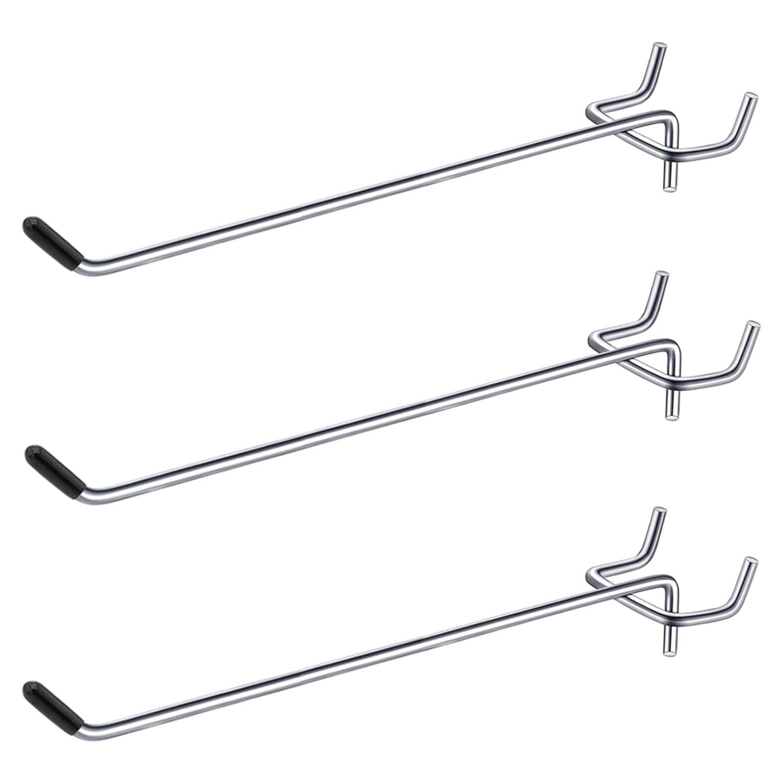 Ganchos Metálicos LhyBtm 20 cm para Tablero de Clavos - 15 Pcs