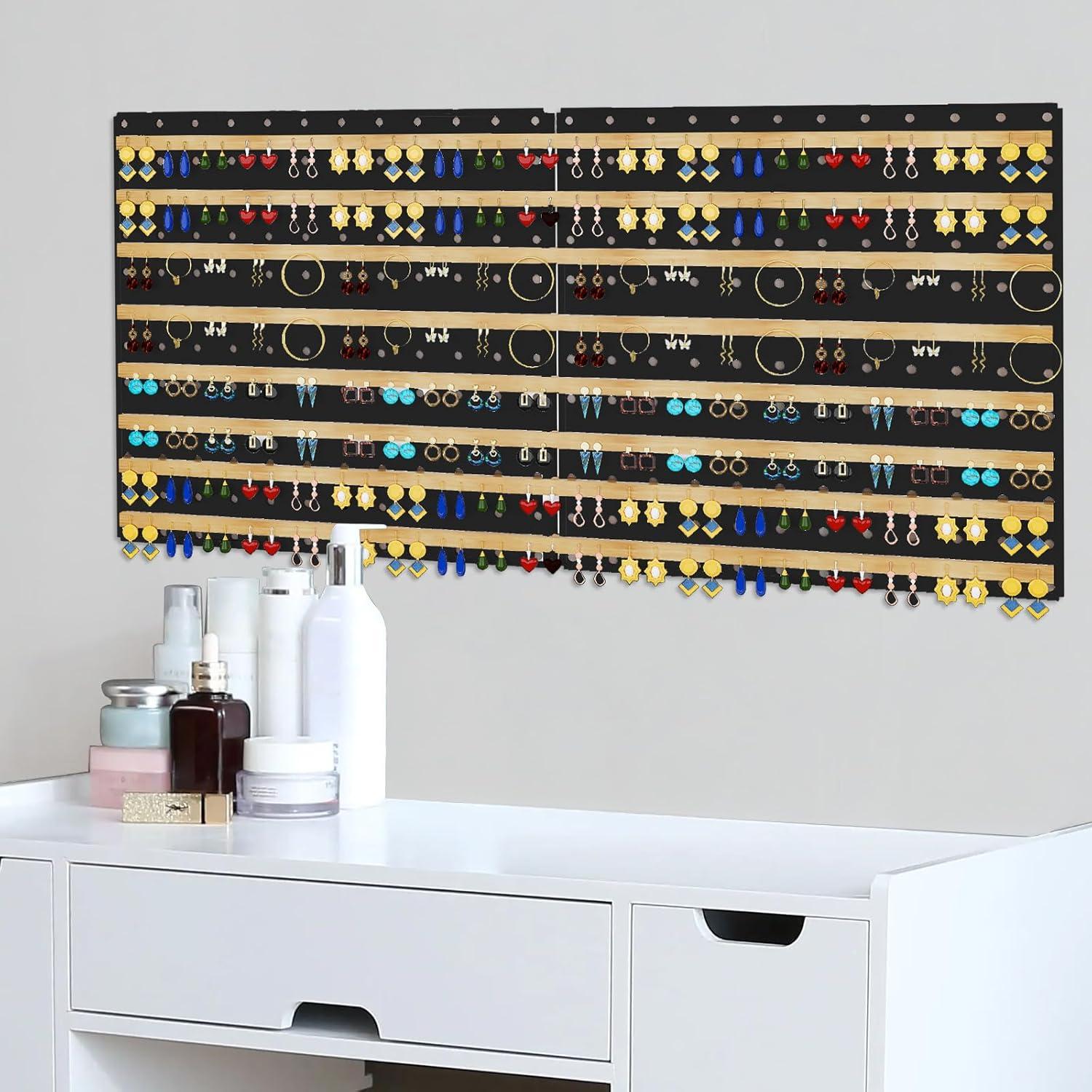 Paneles de Metal Pegboard Hogurity 4PCS 30.48x30.48cm Negro