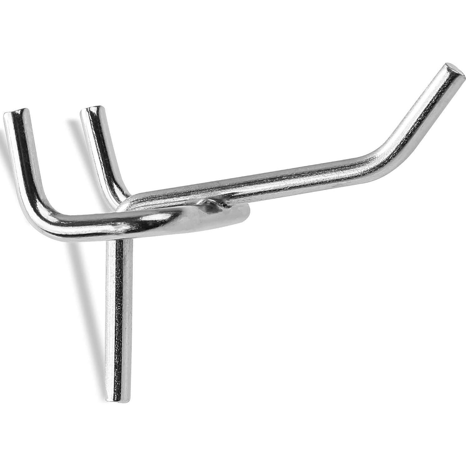 Ganchos de Metal JMIATRY 100 Pcs para Tablero Perforado 5.08 cm