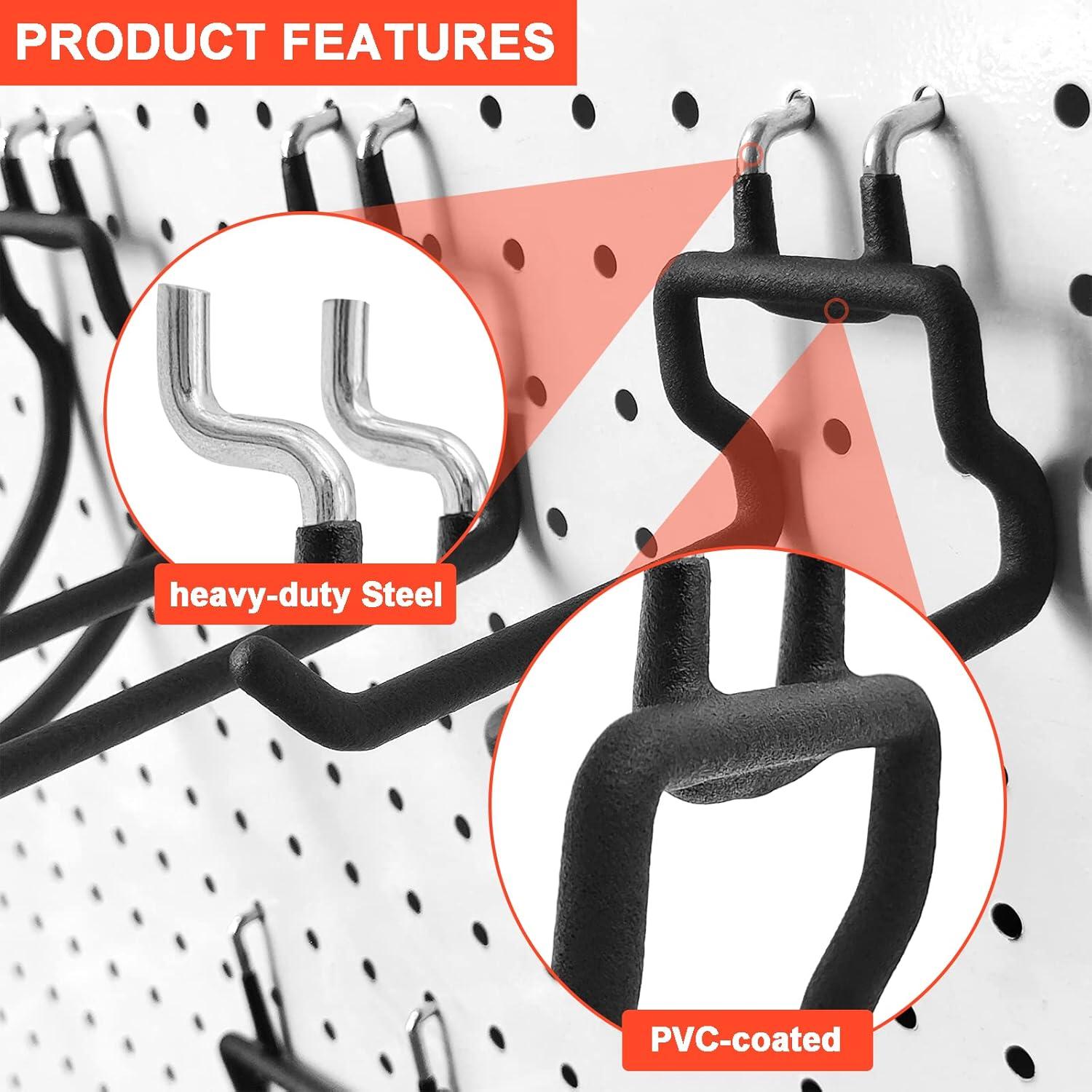 Juego de Ganchos para Tablero de Clavos LULARINE 12 Piezas