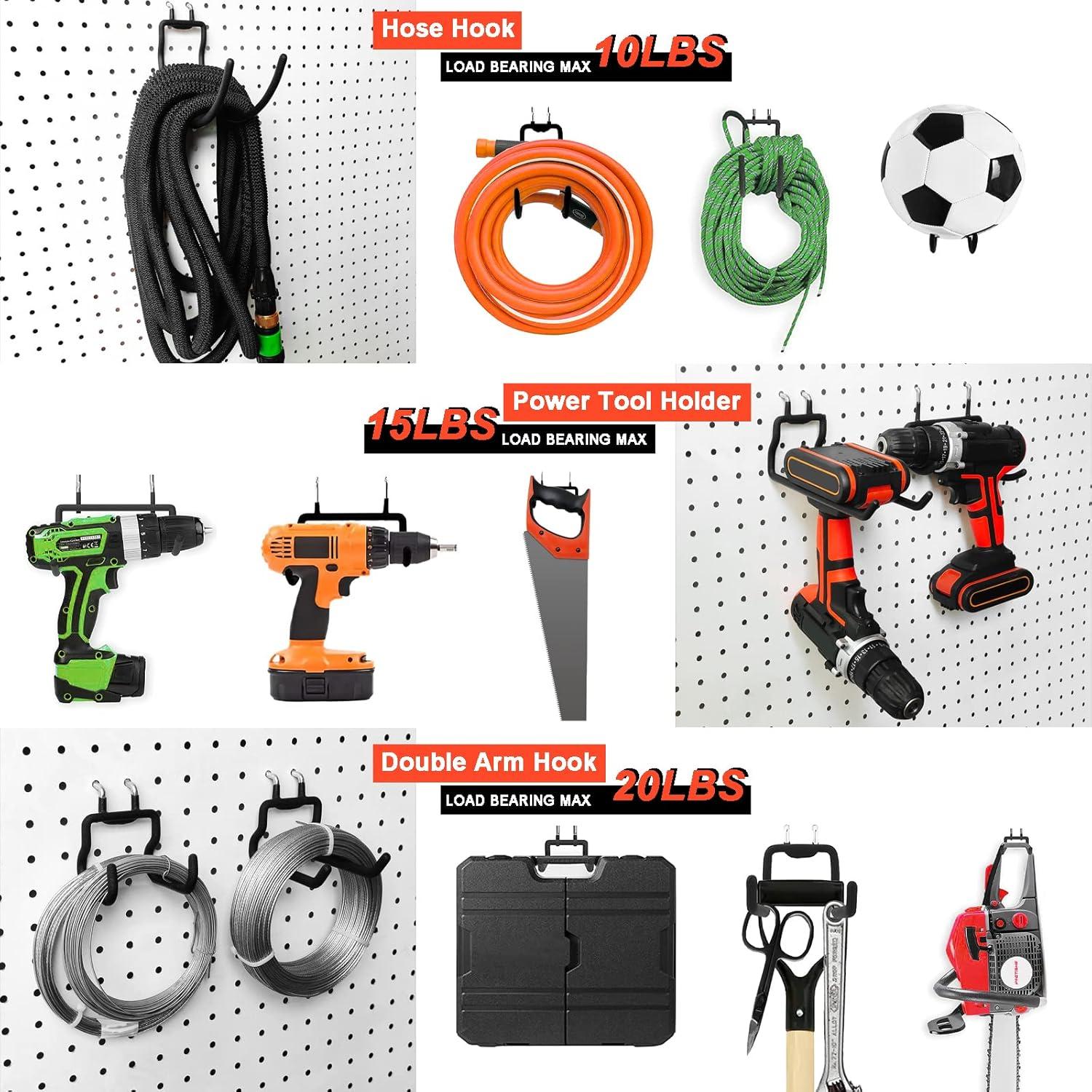 Juego de Ganchos para Tablero de Clavos LULARINE 12 Piezas