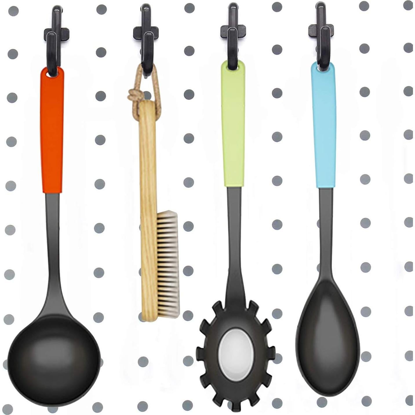 Jucoan 200 Ganchos en J para Tablero de Clavos 6.35 mm