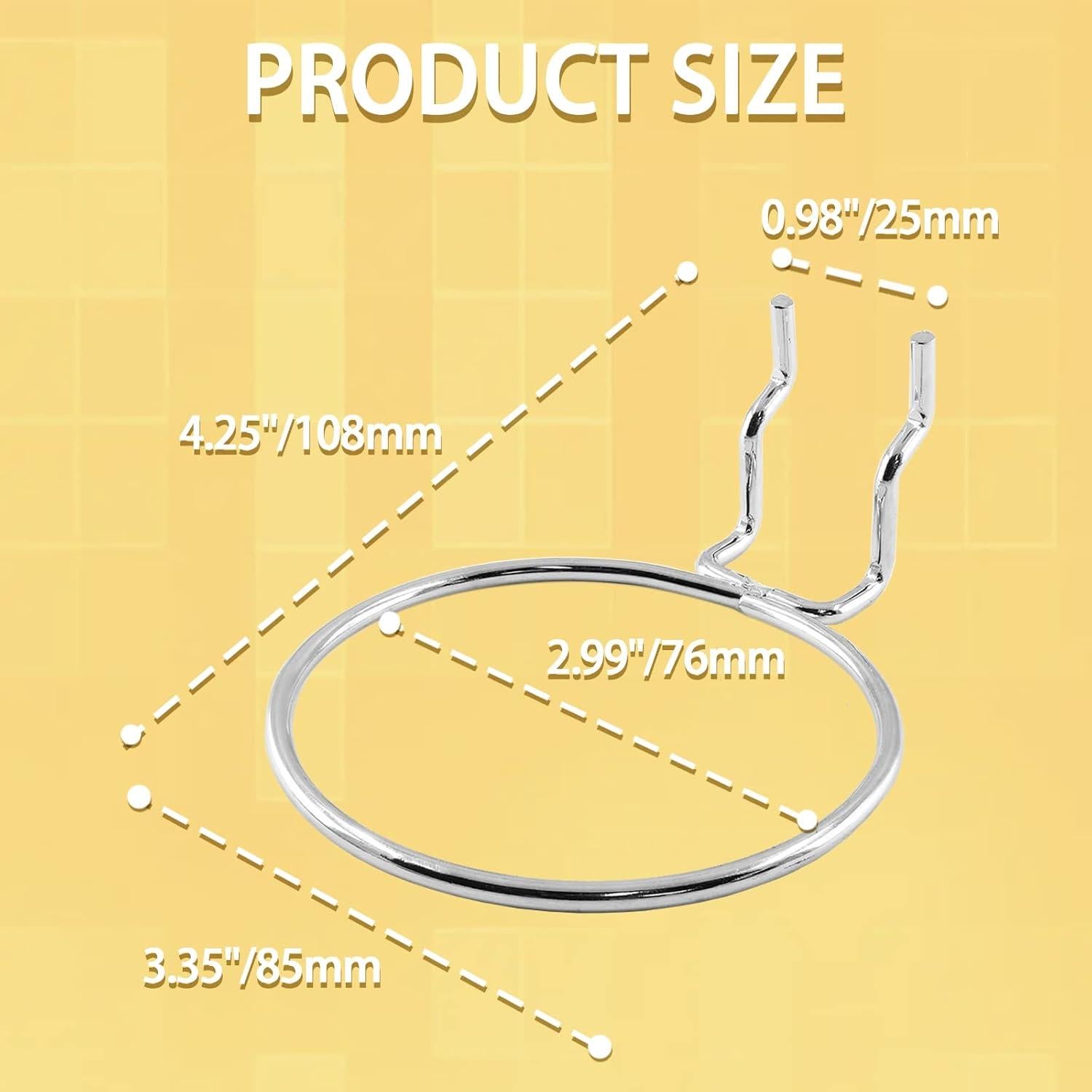 Soporte de Taza Suiwotin 5 Piezas Acero Inoxidable 76mm