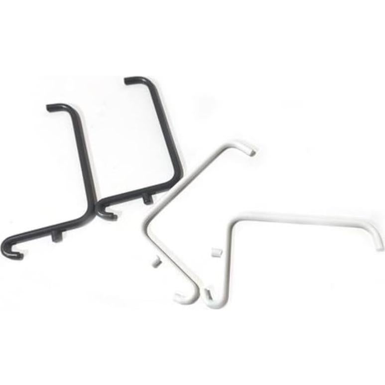 Ganchos de Tablero de Clavos DODXIAOBEUL 4 Unidades Blanco