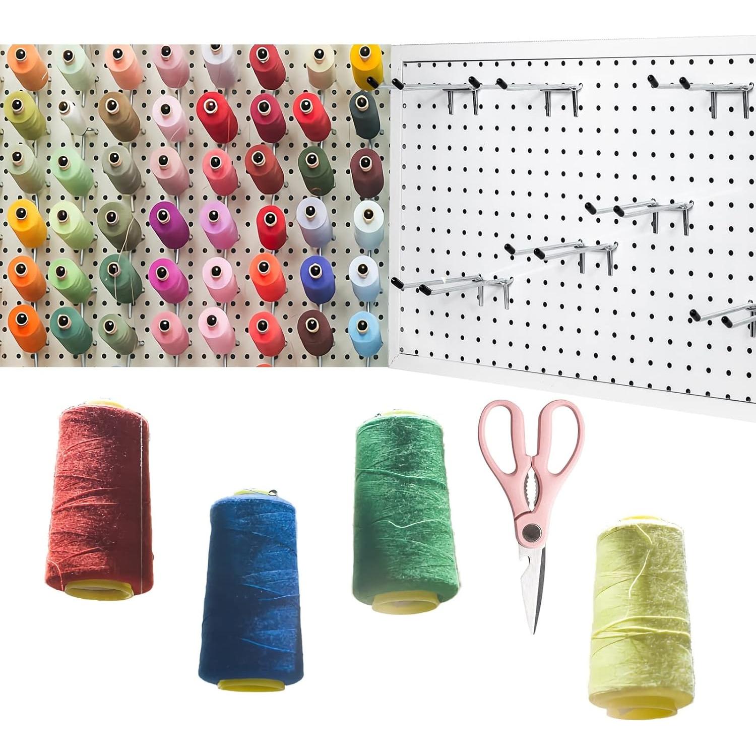 15 Ganchos Dobles para Tablero de Clavos Nlmyt 10 cm Alta Resistencia