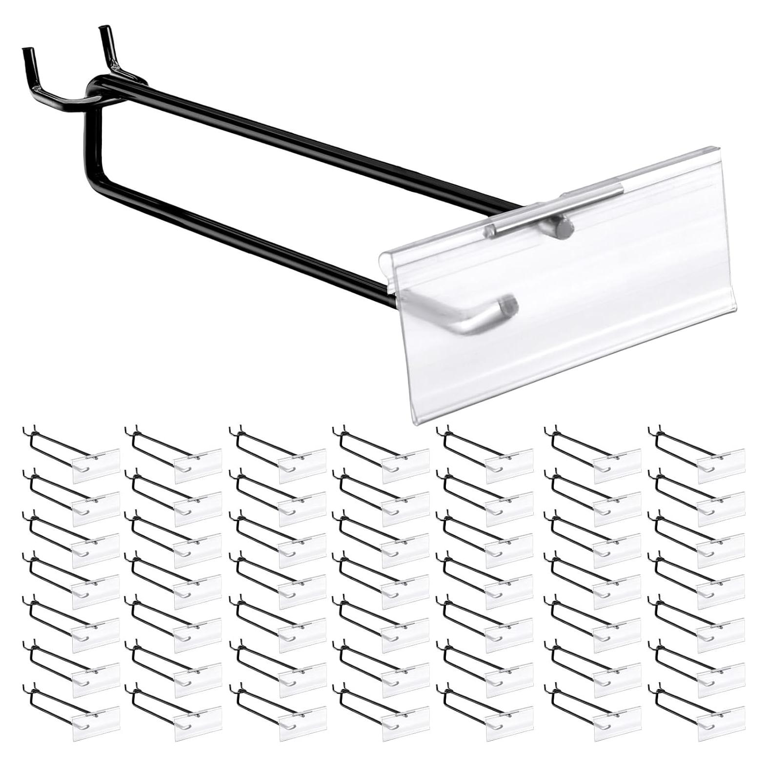 Ganchos de Metal Negro Tandefio 100 Piezas 20.5 cm para Tablero