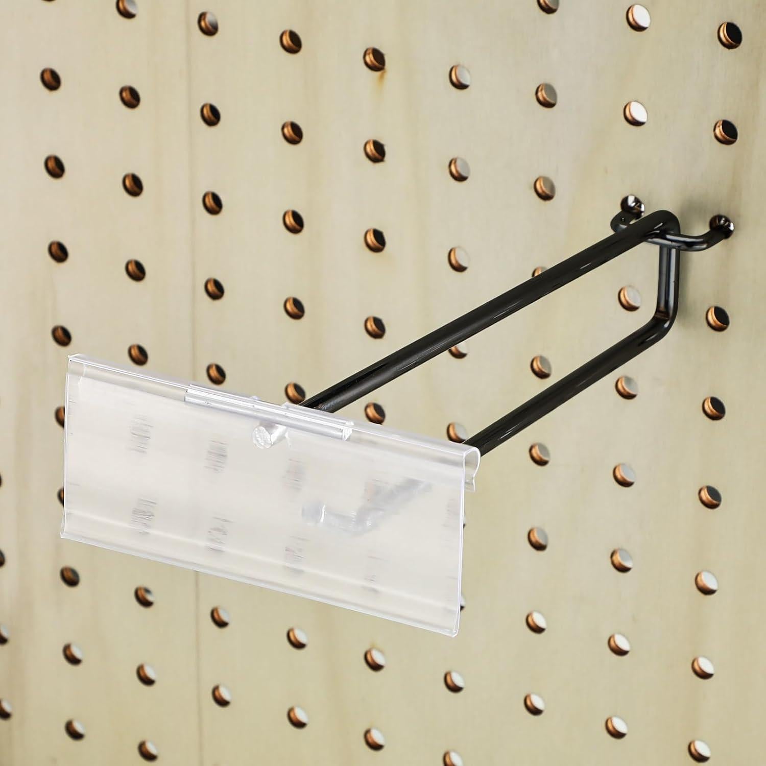 Ganchos de Metal Negro Tandefio 100 Piezas 20.5 cm para Tablero