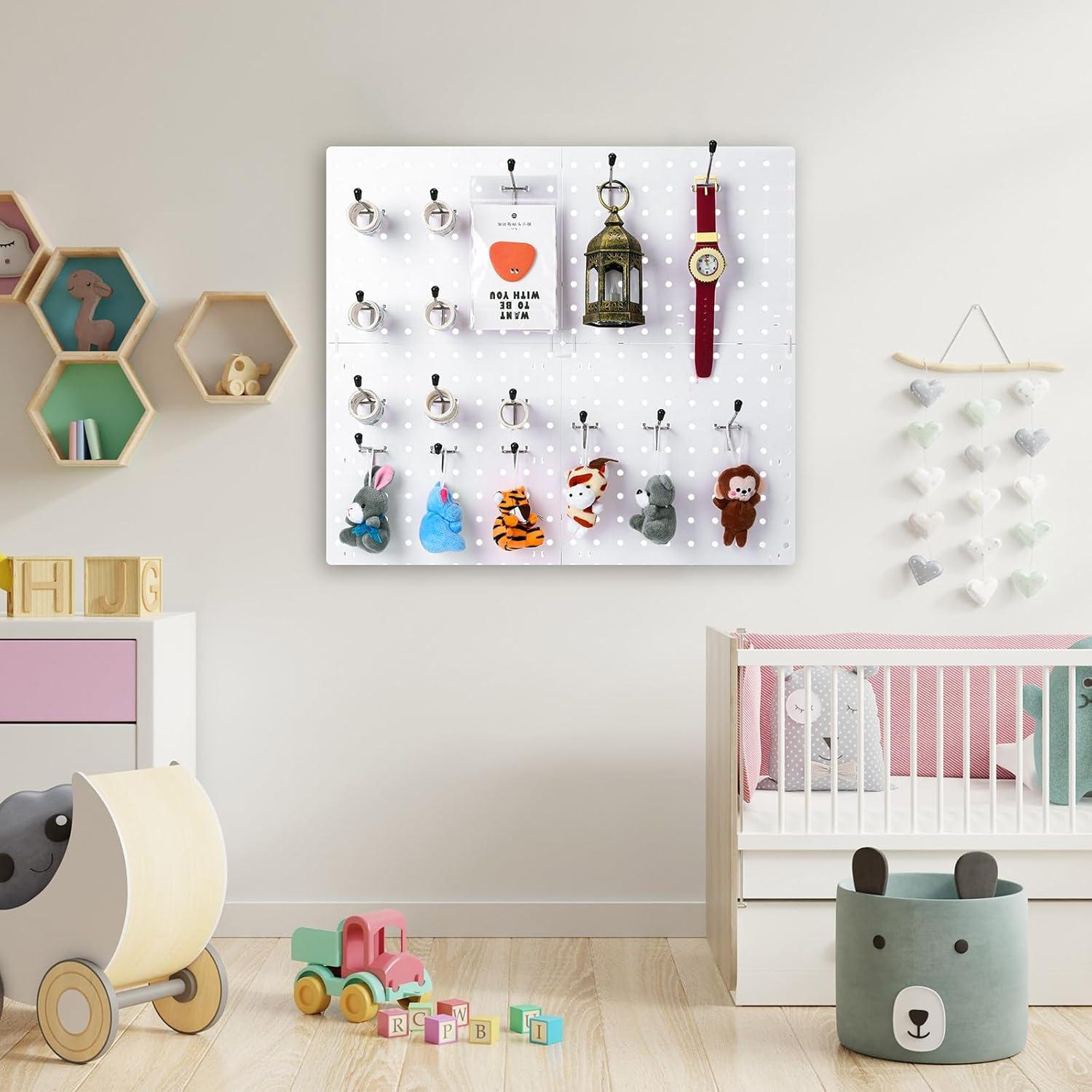 Ganchos para Tablero de Clavos Tatuo 200 Pcs Metal 5 cm