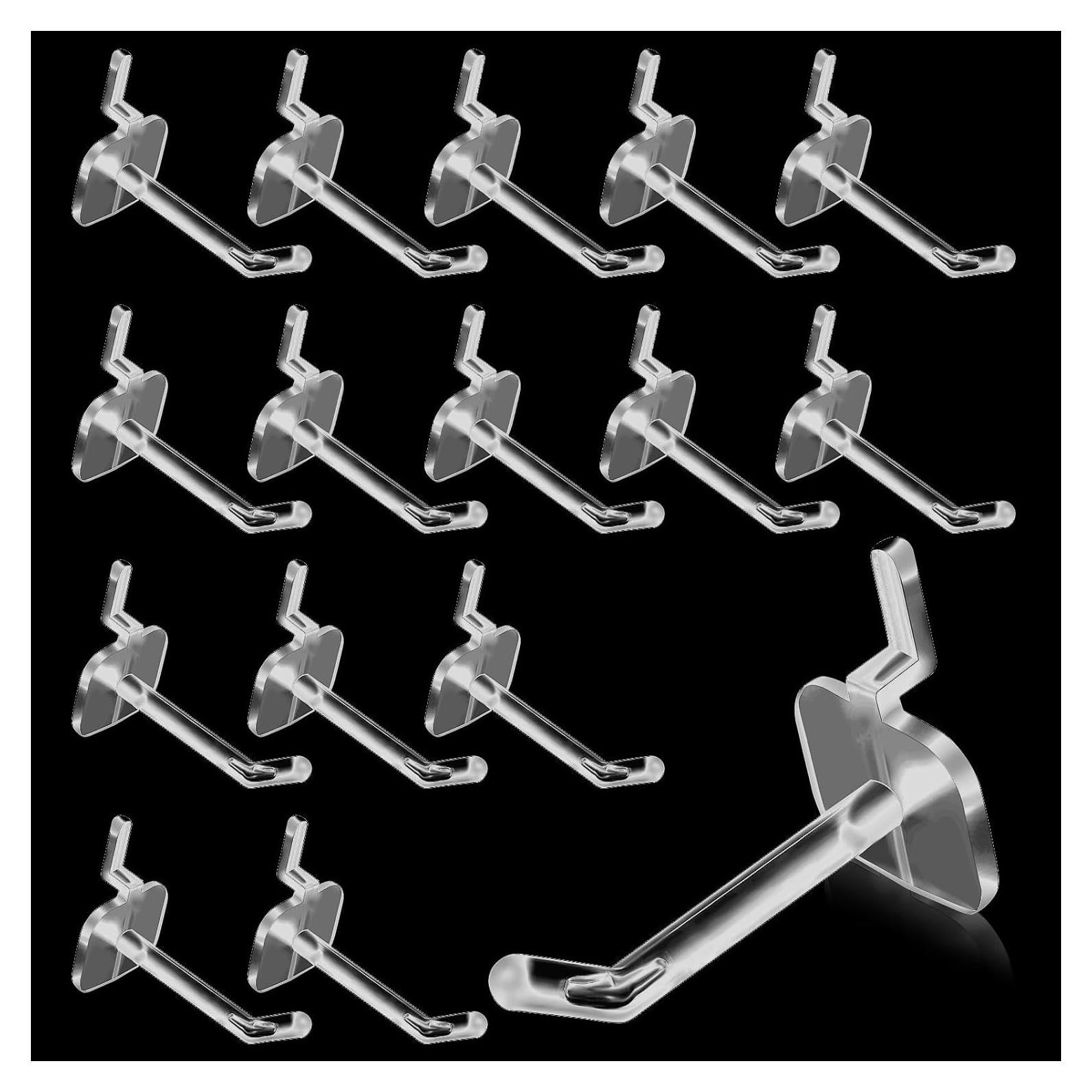 100 Ganchos de Plástico 5 cm Lemecima para Tableros de Clavos