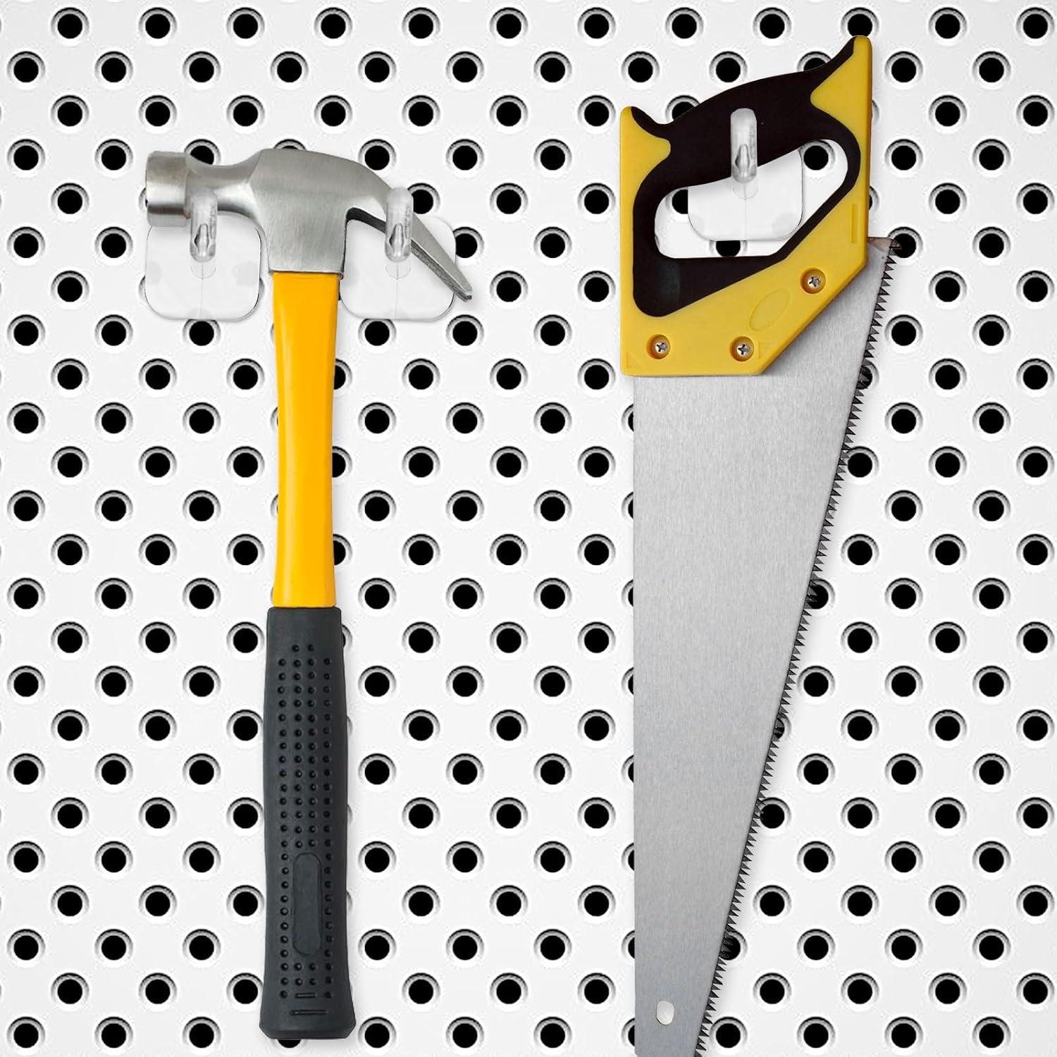 100 Ganchos de Plástico 5 cm Lemecima para Tableros de Clavos