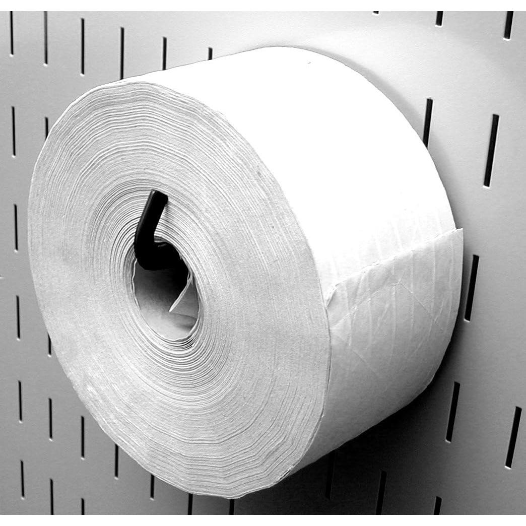 Ganchos Ranurados de Punta Curva Wall Control 8.89 cm Negro - 4 Piezas