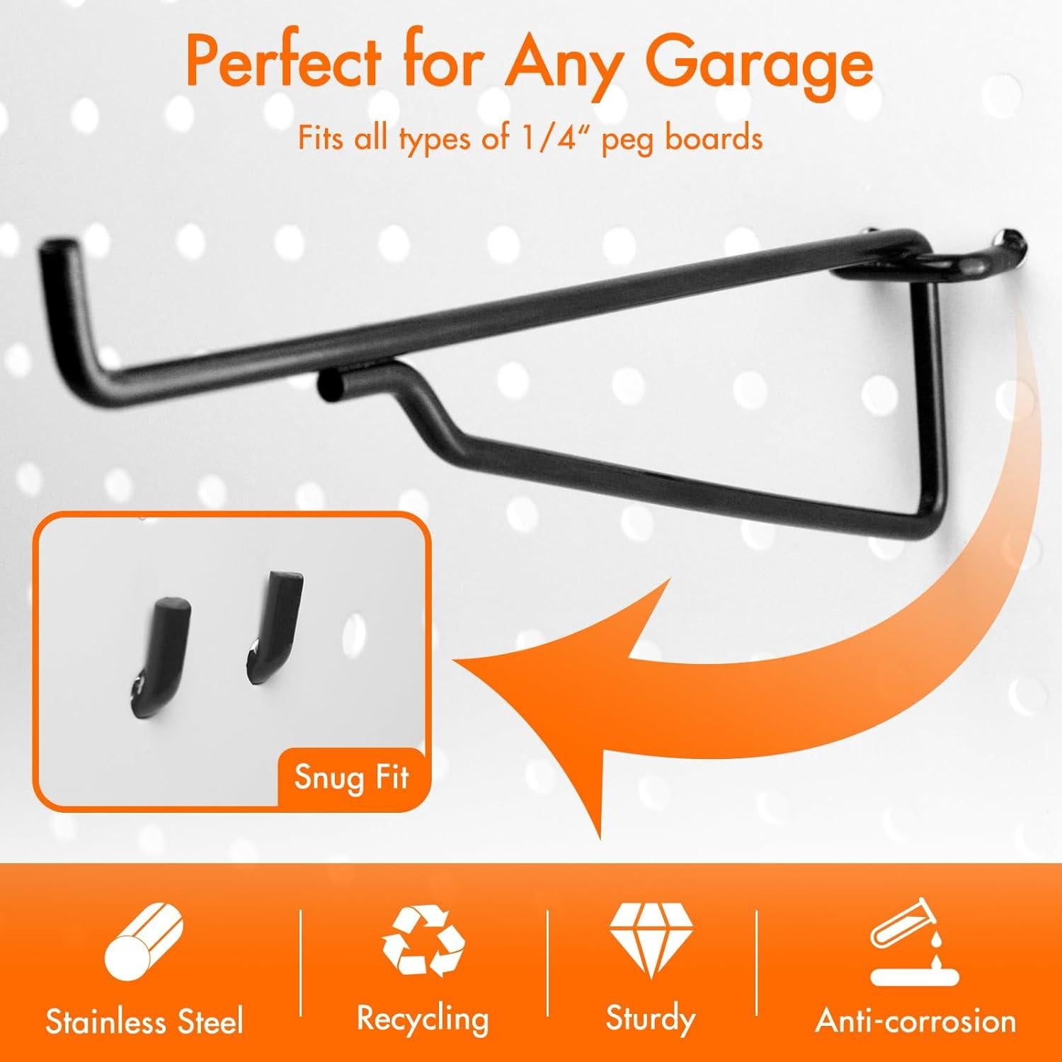 Estantes de Madera G.CORE para Tablero de Clavijas - 2 Piezas