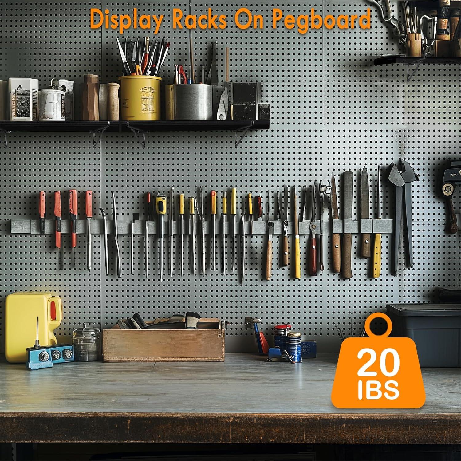 Estantes de Madera G.CORE para Tablero de Clavijas - 2 Piezas