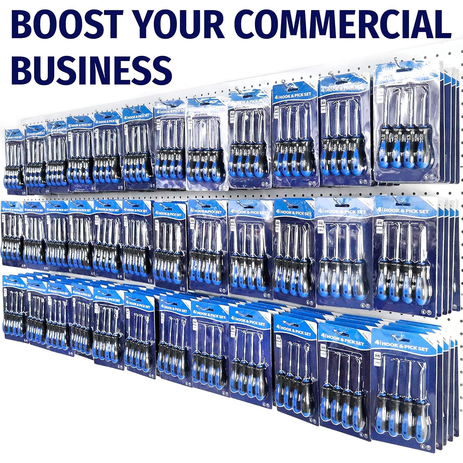 Ganchos de Pegboard Poetiske 8" (20.32 cm) Acero Inoxidable 50PCS