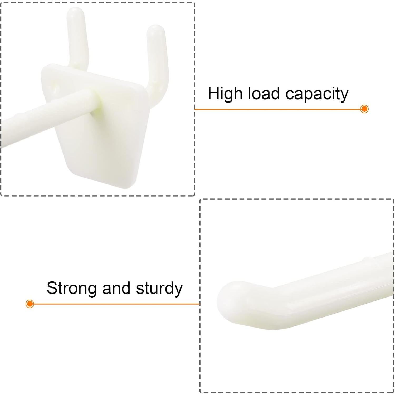 Ganchos de Tablero de Clavos MECCANIXITY 15 cm Paquete 50
