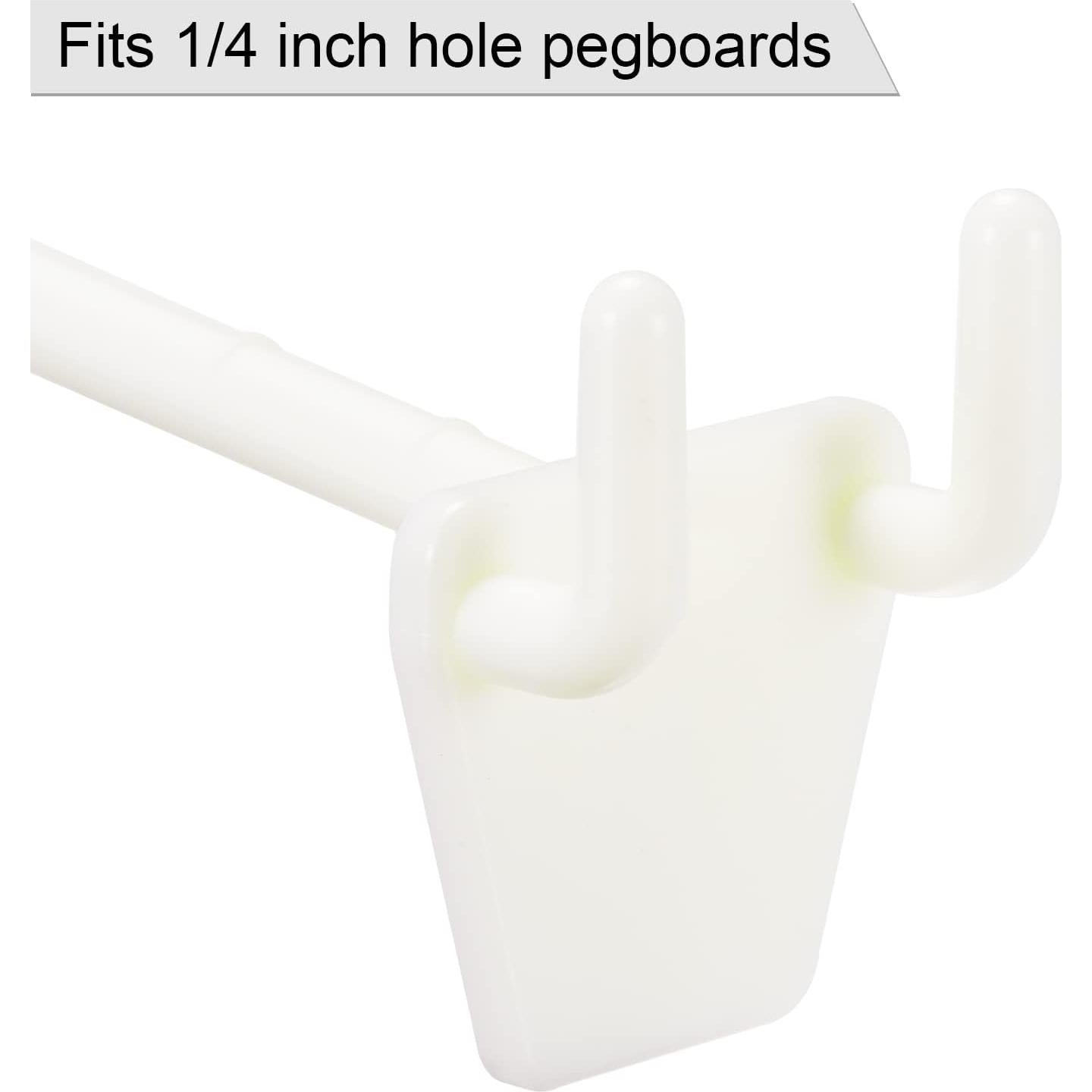 Ganchos de Tablero de Clavos MECCANIXITY 15 cm Paquete 50