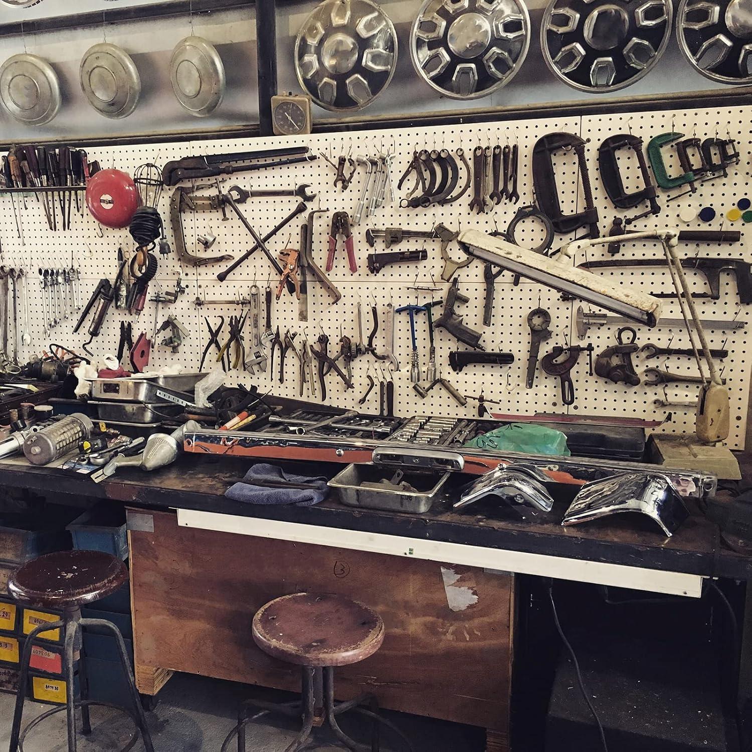 Ganchos de Tablero de Clavos MECCANIXITY 15 cm Paquete 50