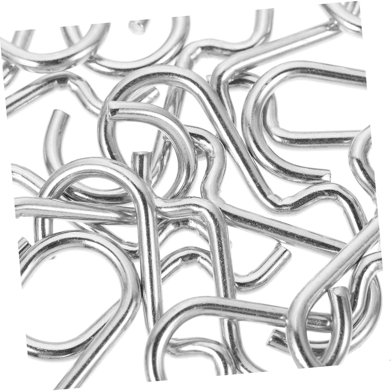 Ganchos en J de Metal Gadpiparty 20pcs para Tablero de Clavos