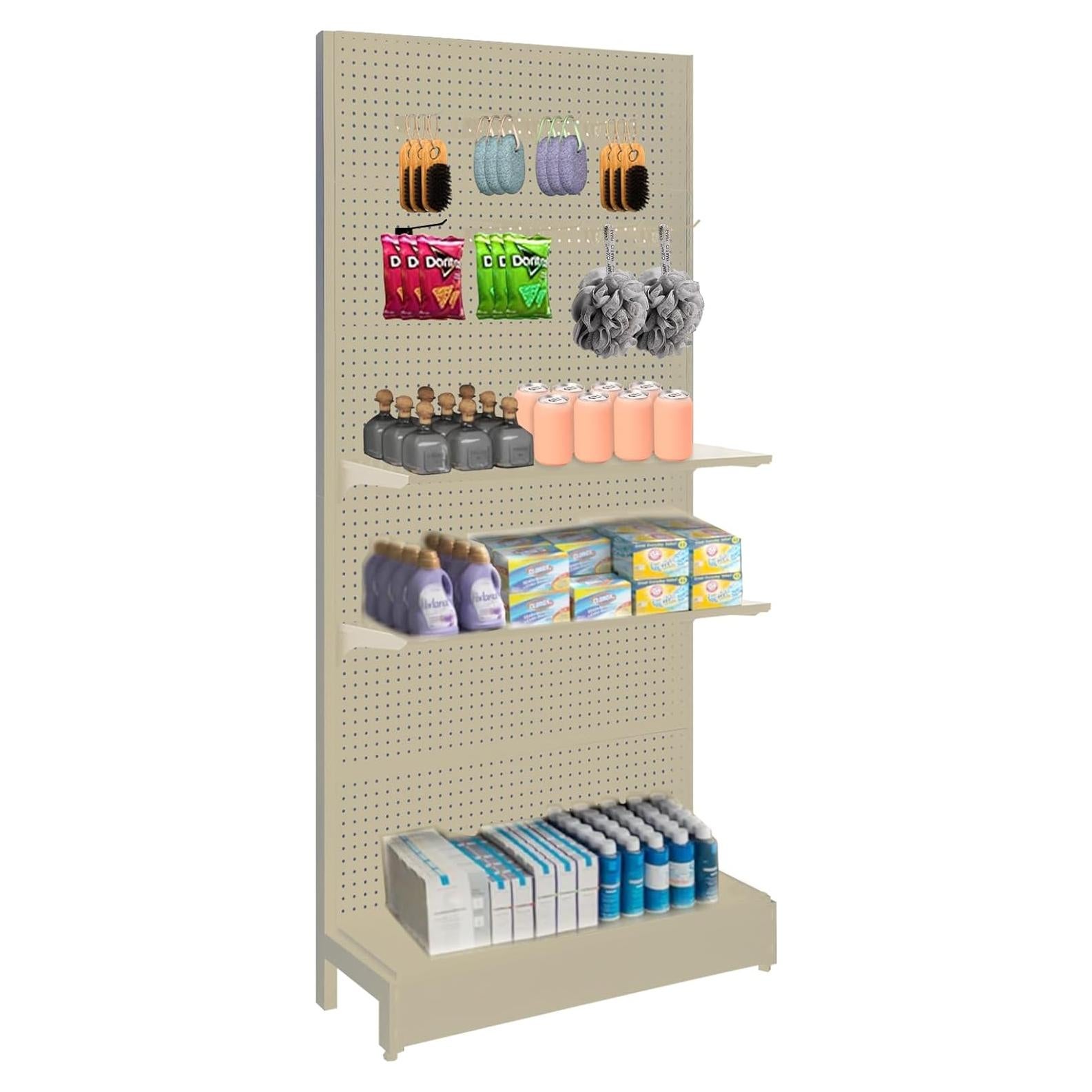 Soporte de Exhibición NectaCol Pegboard 94x196 cm Crema