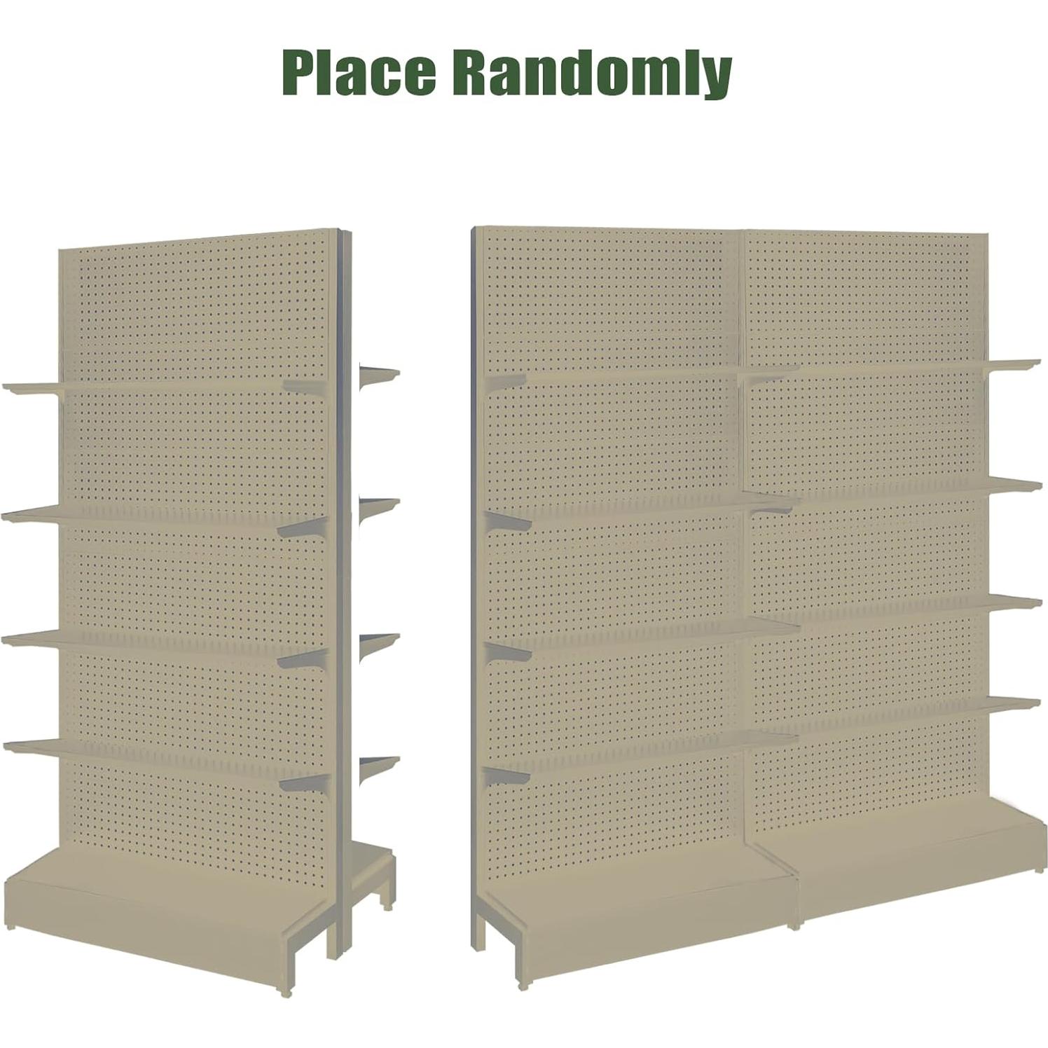 Soporte de Exhibición NectaCol Pegboard 94x196 cm Crema