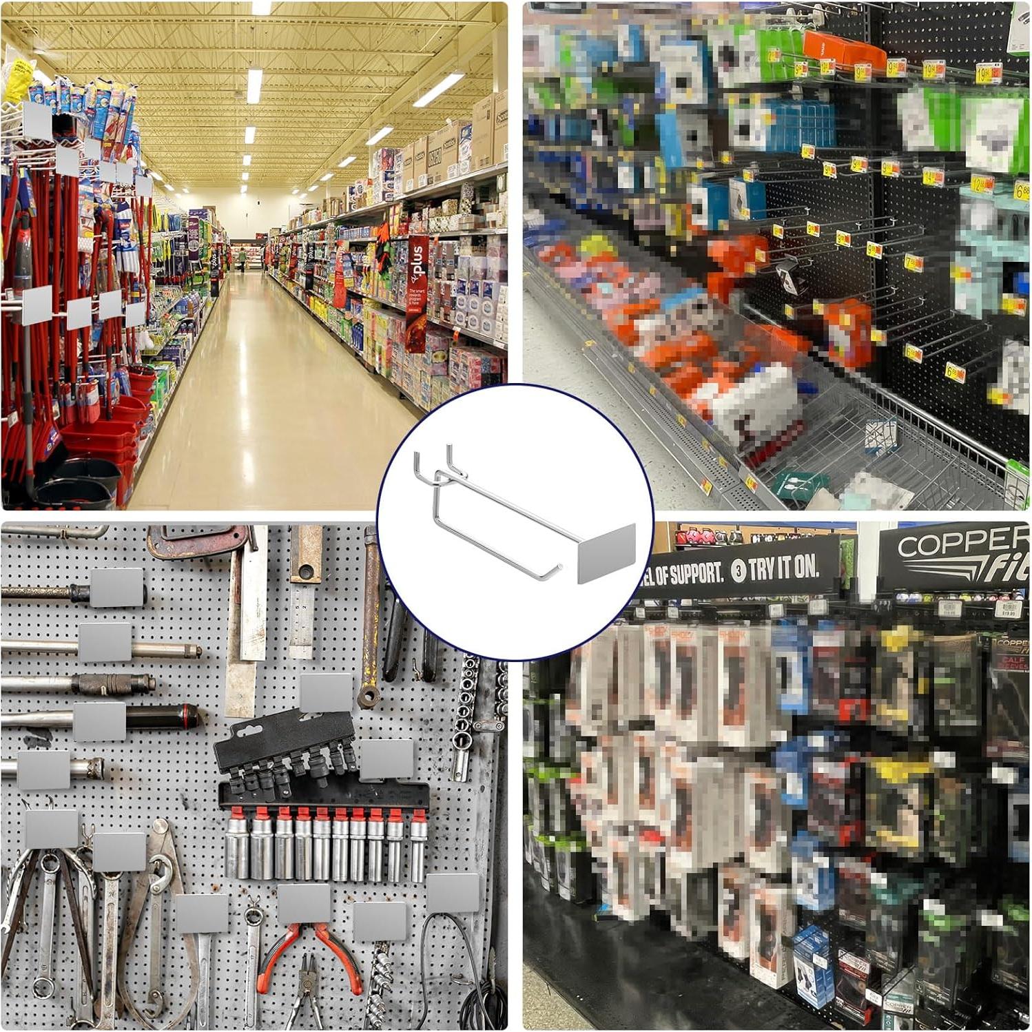 Paquete de 50 Ganchos para Tablero de Clavos Zonon 20.32cm