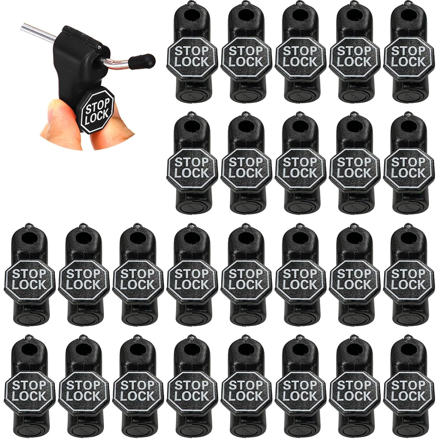 Cerraduras de Ganchos de Plástico TOPZEA 120 Unidades 6 mm