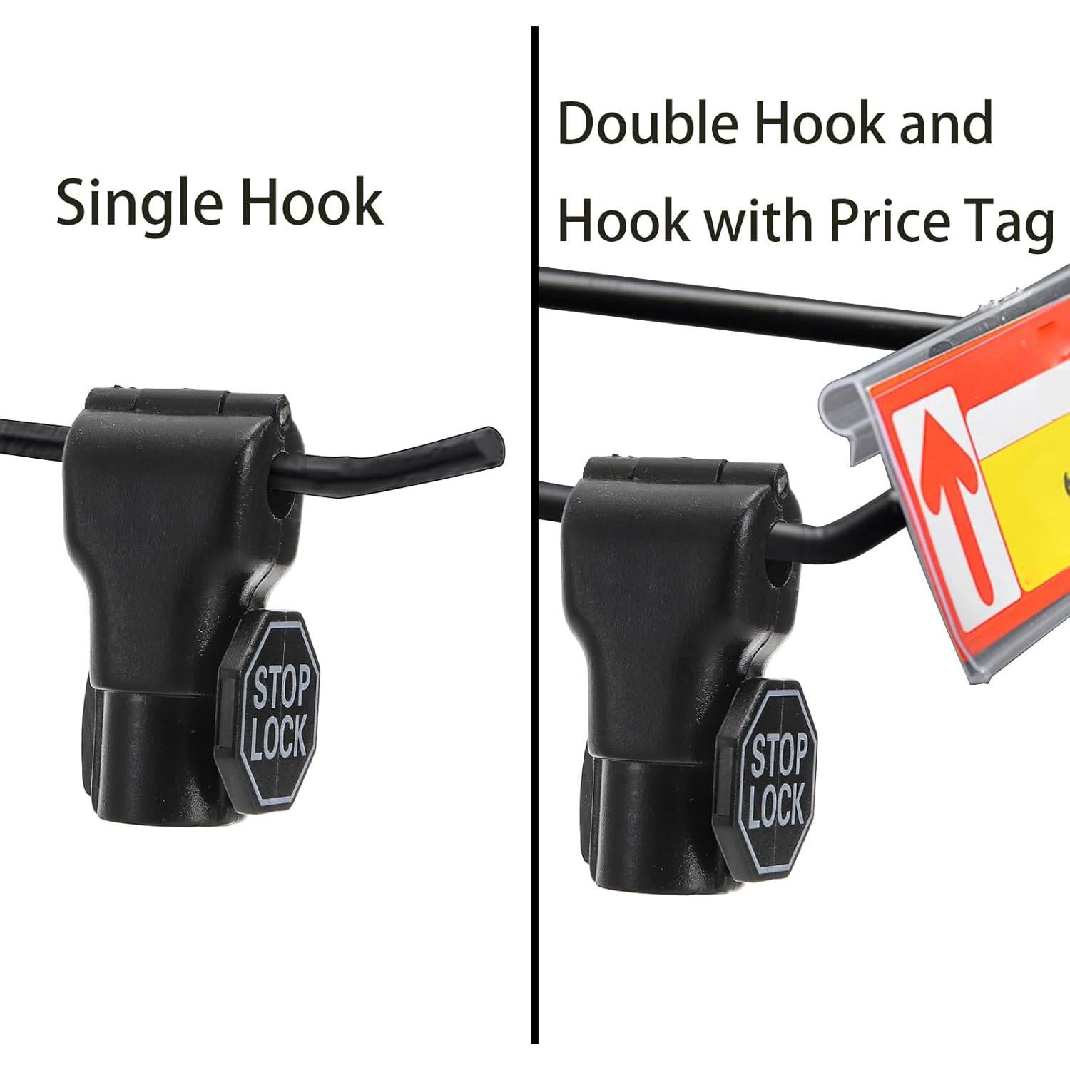 Cerraduras de Ganchos de Plástico TOPZEA 120 Unidades 6 mm