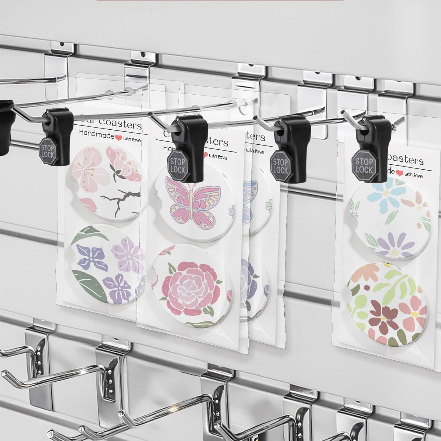 Cerraduras de Ganchos de Plástico TOPZEA 120 Unidades 6 mm