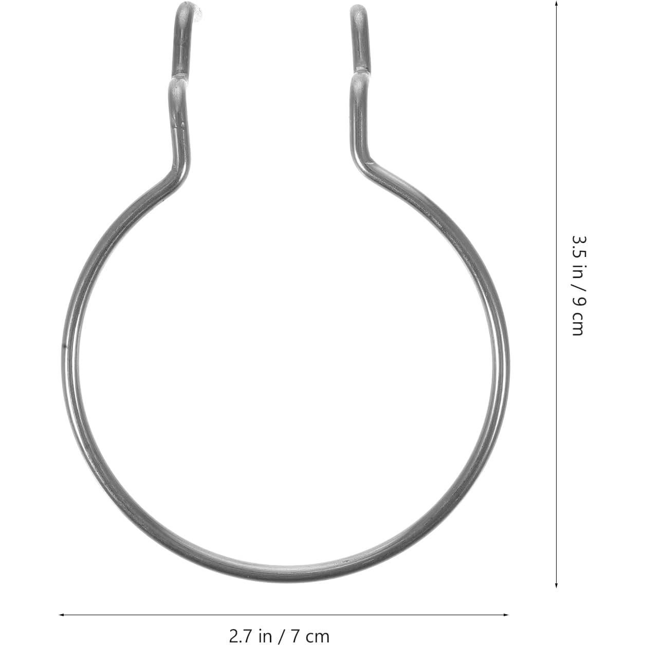 Ganchos en J Angoily 10 Piezas para Pegboard - Organizador de Cocina