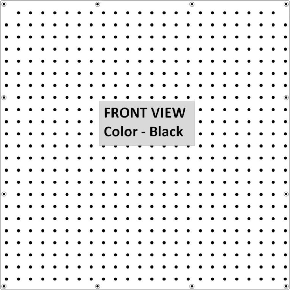 Paneles de Tablero de Clavos WallPeg 60x60 cm (2 unidades, Blanco)