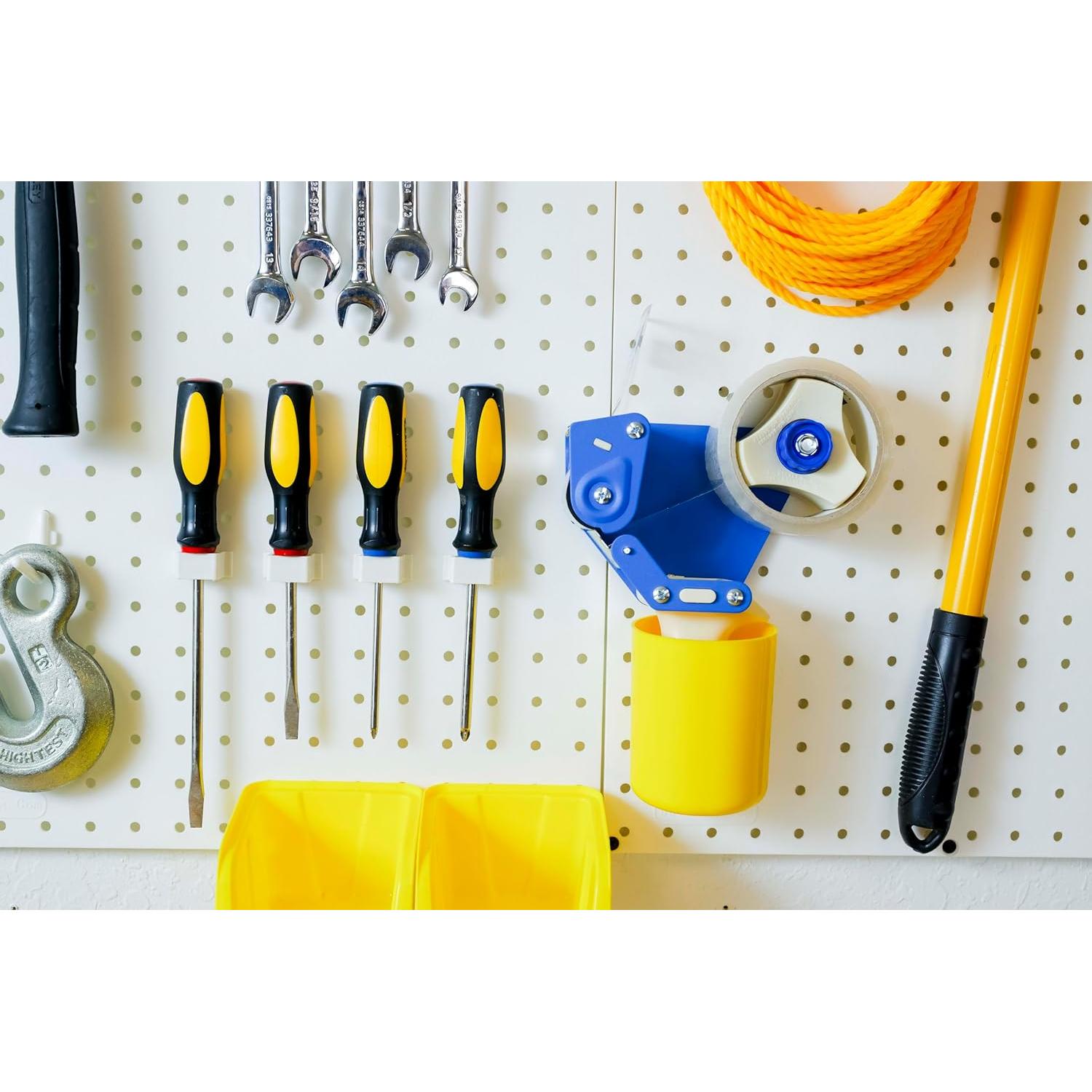 Paneles de Tablero de Clavos WallPeg 60x60 cm (2 unidades, Blanco)