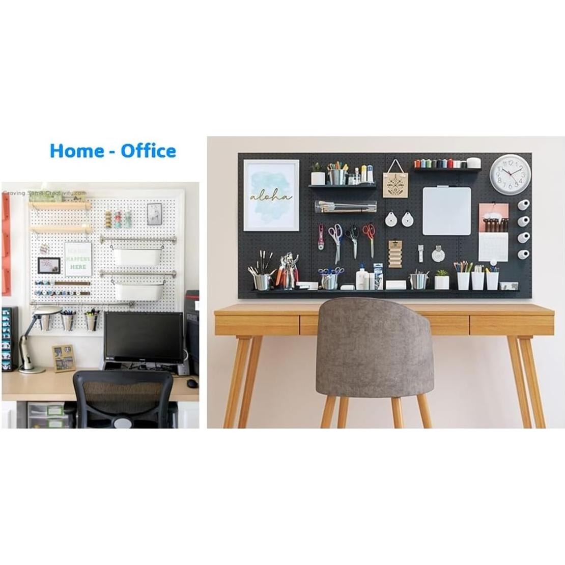 Paneles de Tablero de Clavos WallPeg 60x60 cm (2 unidades, Blanco)