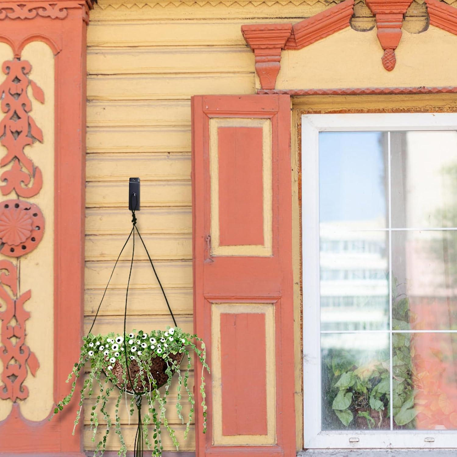 Ganchos Utilitarios de Pared Mewuthede, 10pcs, 30kg, Negro