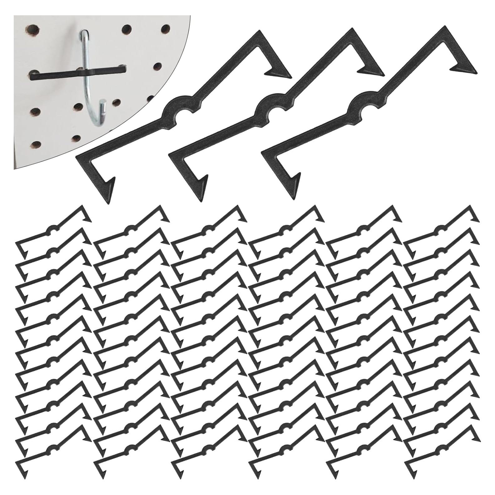 Bloqueos de Ganchos de Tablero de Clavos AccEncyc 60 Pcs