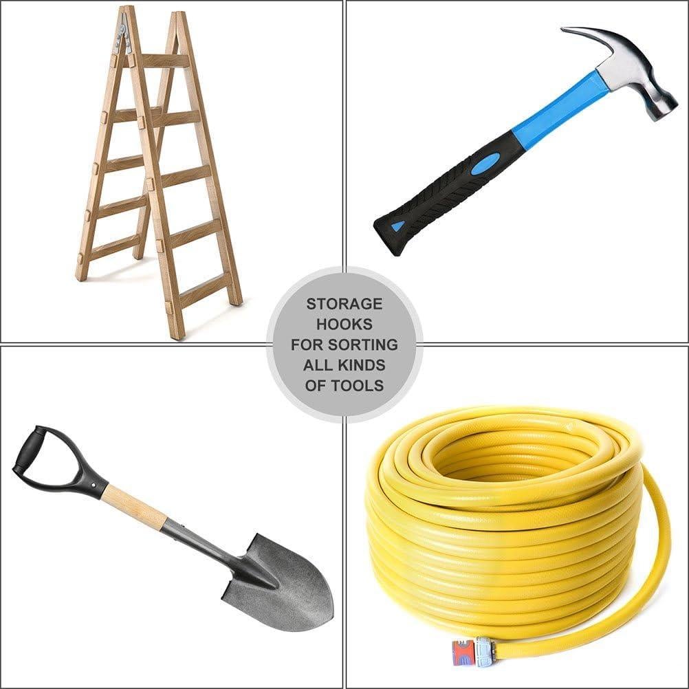 4 Ganchos Dobles de Utilidad Nivithi para Tablero de Clavos