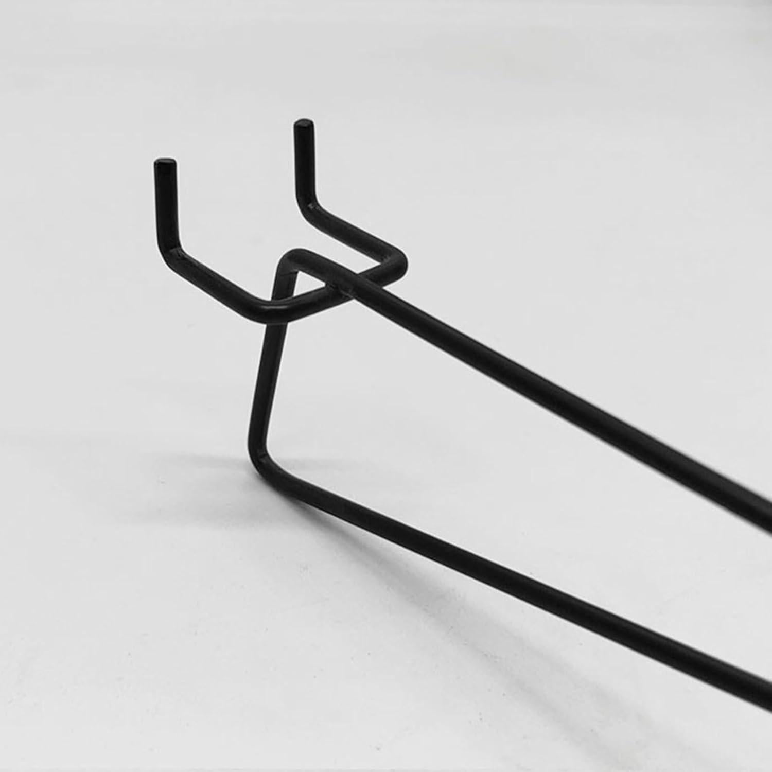 8 Ganchos de Metal para Estantes de Tablero Perforado KeaJuidy