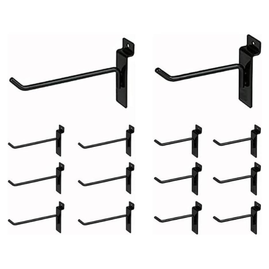 Ganchos de Metal Pesados SOLUCIONES KINGDOM - Paquete de 12