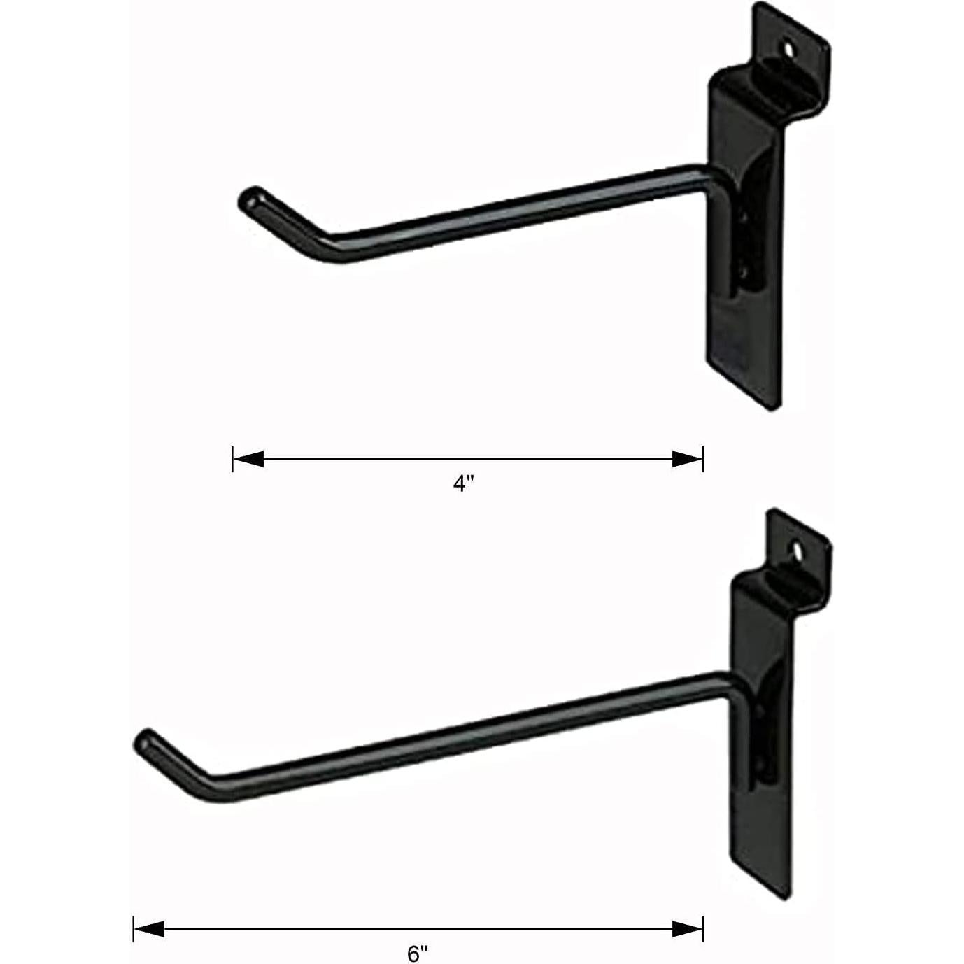 Ganchos de Metal Pesados SOLUCIONES KINGDOM - Paquete de 12
