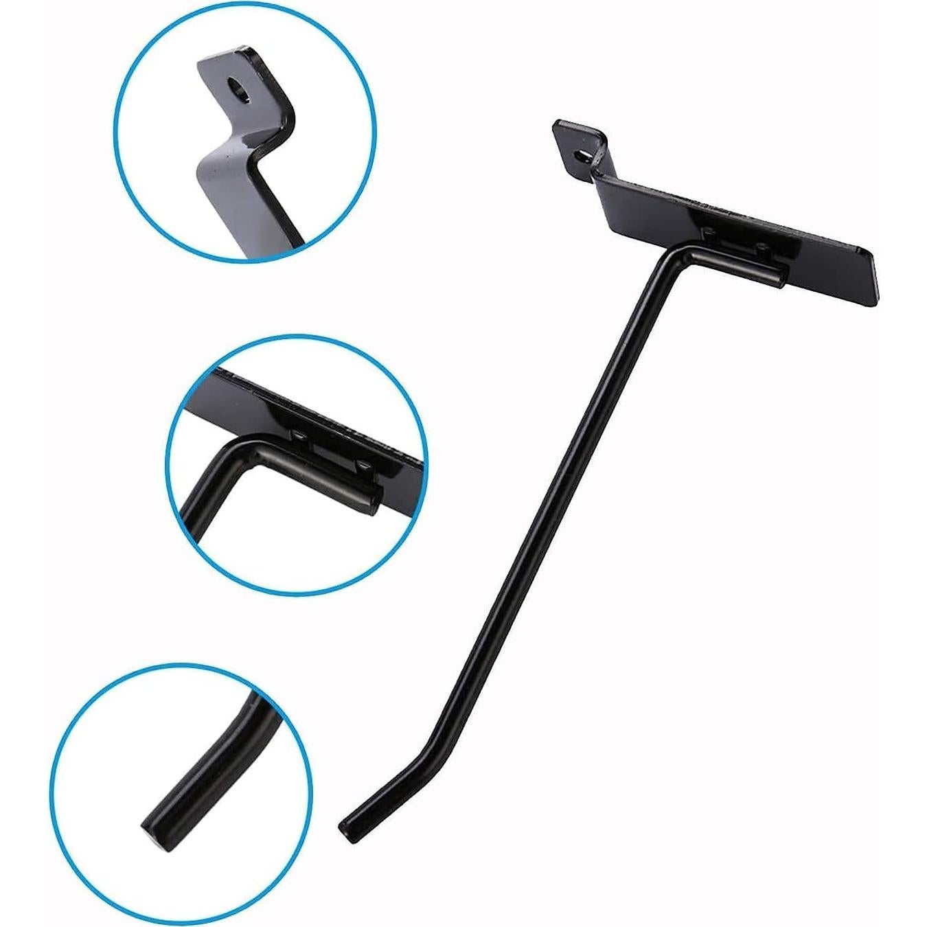 Ganchos de Metal Pesados SOLUCIONES KINGDOM - Paquete de 12