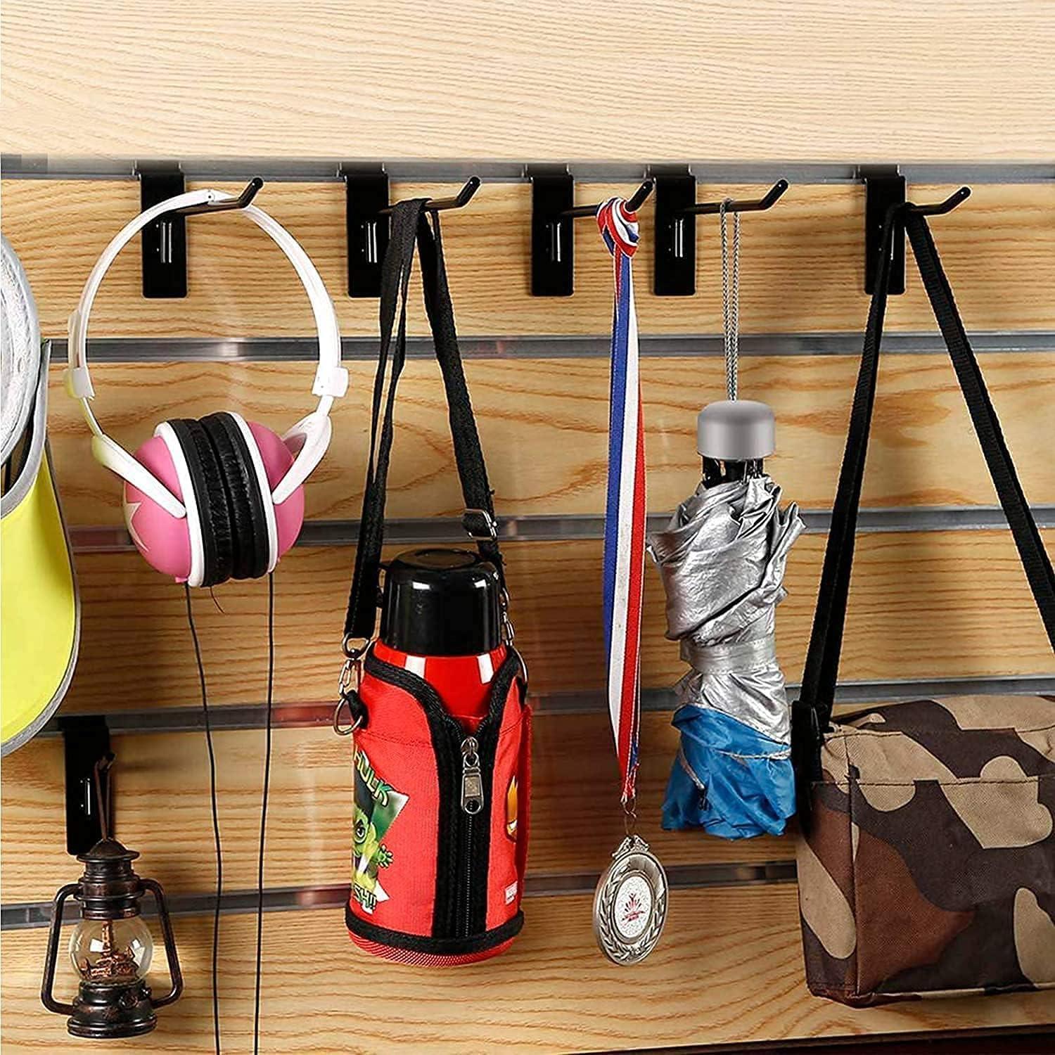 Ganchos de Metal Pesados SOLUCIONES KINGDOM - Paquete de 12