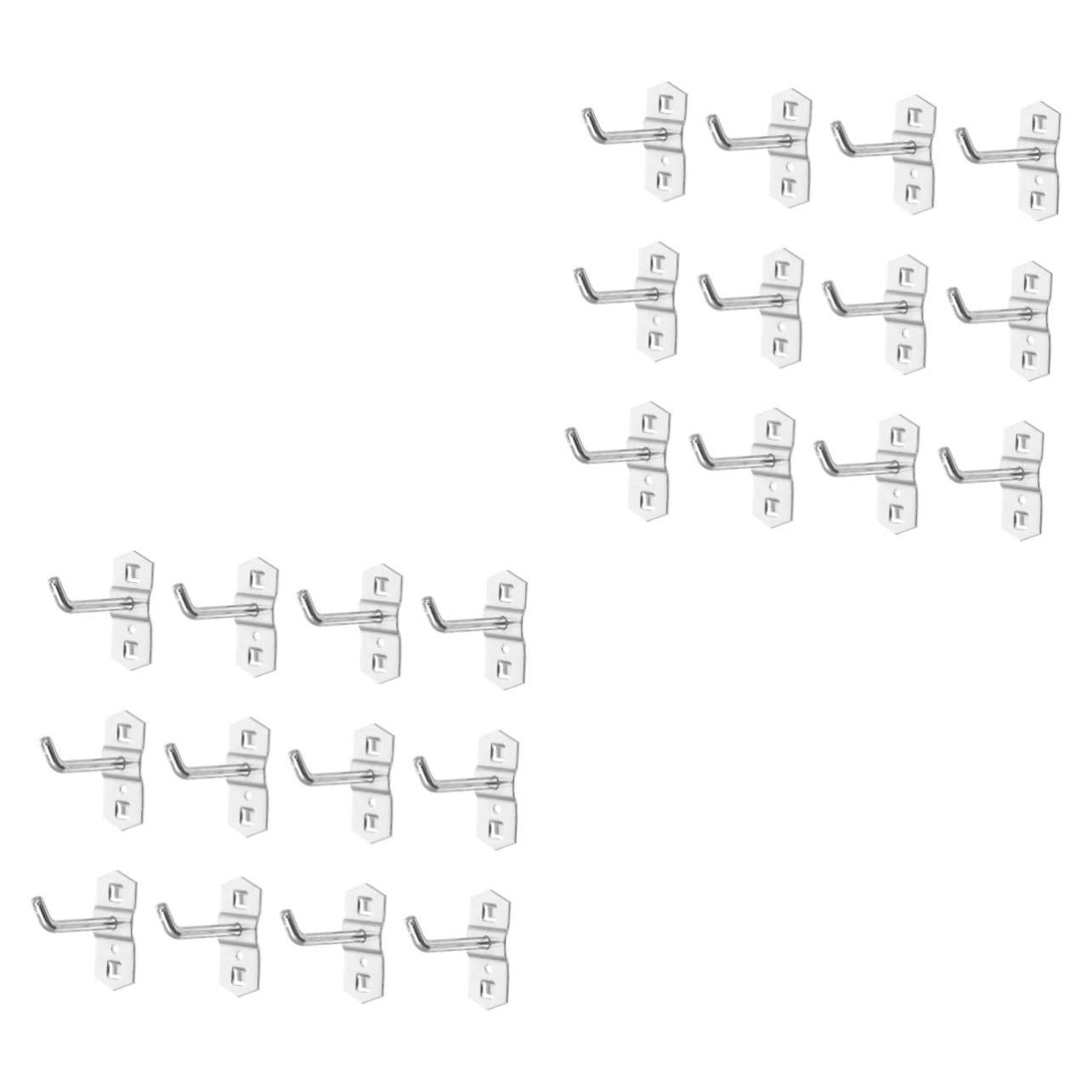 Ganchos de Clavo VILLFUL 24 pcs Metal Antideslizante para Almacenamiento