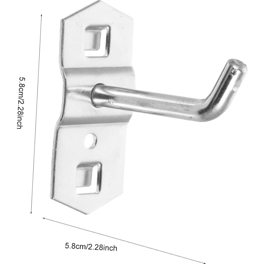 Ganchos de Clavo VILLFUL 24 pcs Metal Antideslizante para Almacenamiento