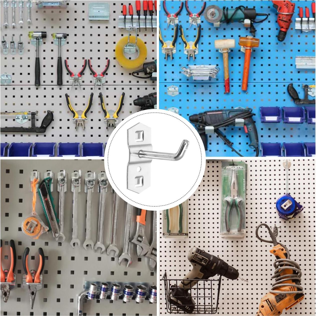 Ganchos de Clavo VILLFUL 24 pcs Metal Antideslizante para Almacenamiento