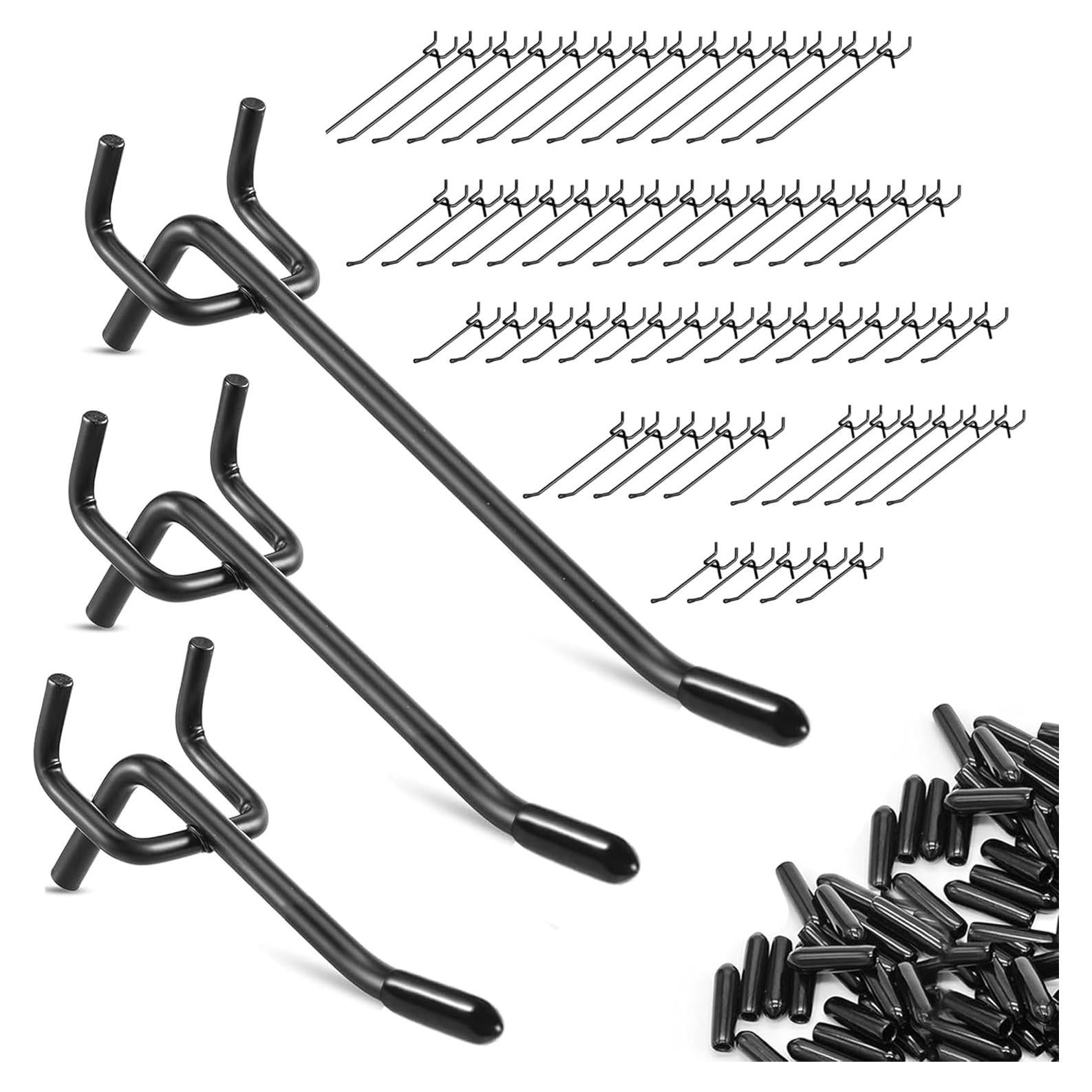 60 Ganchos para Tablero Perforado Nivithi - 2, 4 y 6 Pulgadas