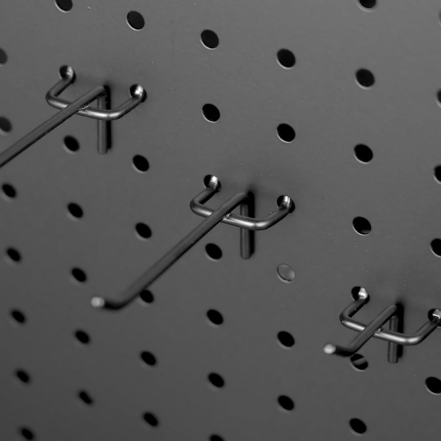 60 Ganchos para Tablero Perforado Nivithi - 2, 4 y 6 Pulgadas